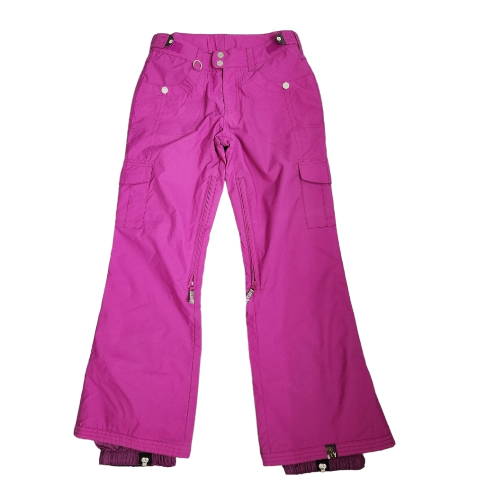 Roxy pink wintersports snow pants Women's size small